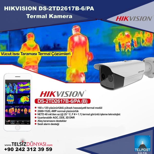 HIKVISION DS-2TD2617B-6/PA Termal Kamera