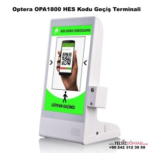 Optera OPA1800 HES Kodu Geçiş Terminali