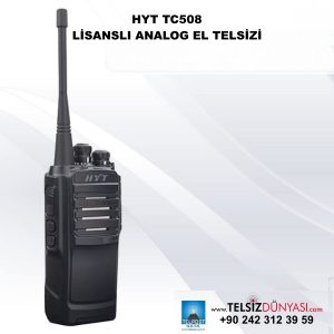 HYT TC508 LİSANSLI ANALOG EL TELSİZİ
