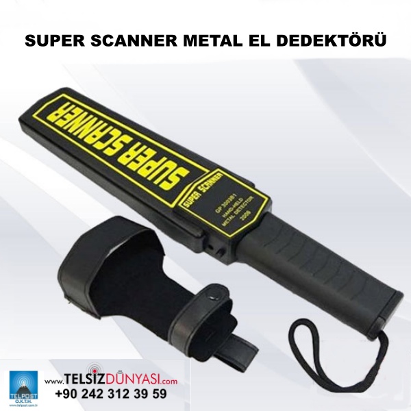 SUPER SCANNER METAL EL DEDEKTÖRÜ